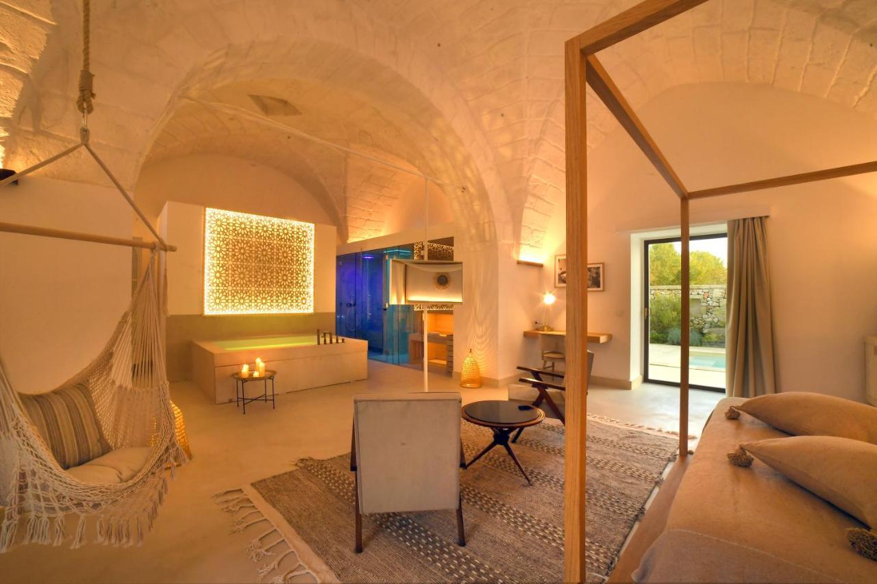 Masseria Corte Degli Aromi Palmariggi Buitenkant foto