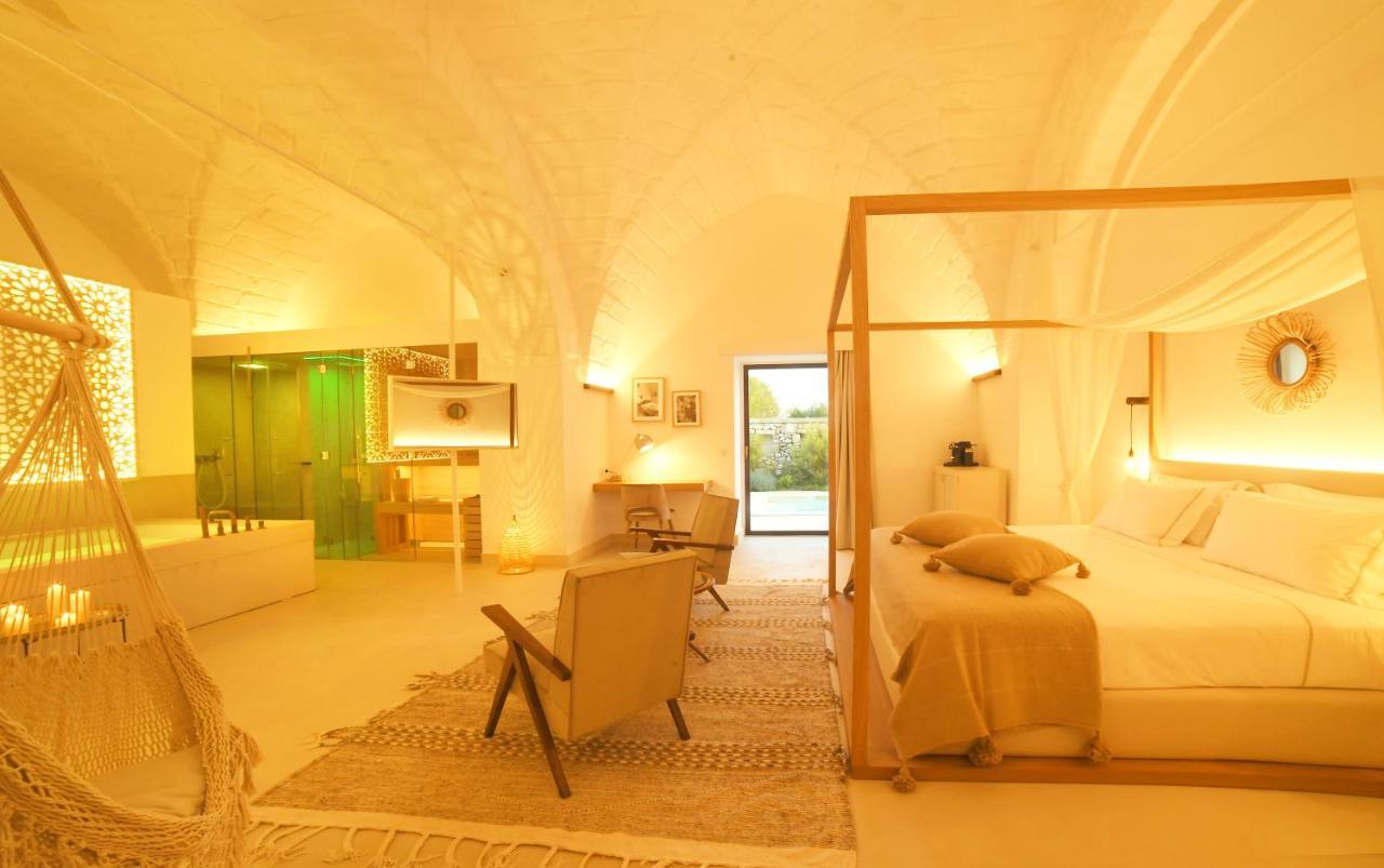 Masseria Corte Degli Aromi Palmariggi Buitenkant foto